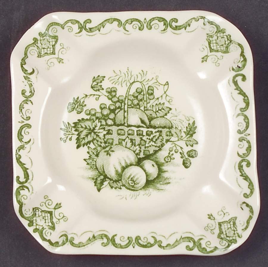 Fruit Basket Green Small Ashtray by Mason's-1