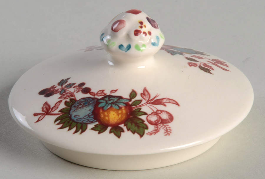 Fruit Basket Red Multicolor Lid for Jam/Jelly by Mason's-1