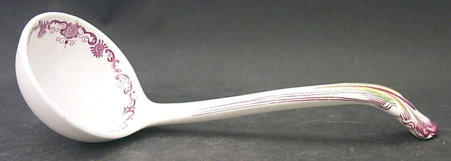 Fruit Basket Red Multicolor Tureen Ladle by Mason's-1