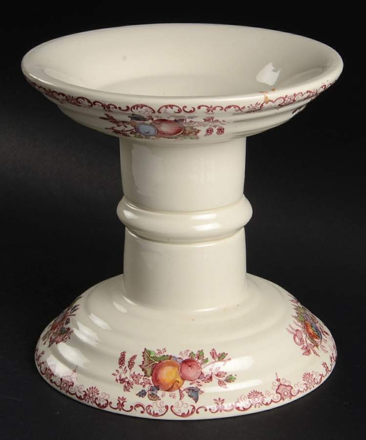 Fruit Basket Red Multicolor Ham Stand by Mason's-1