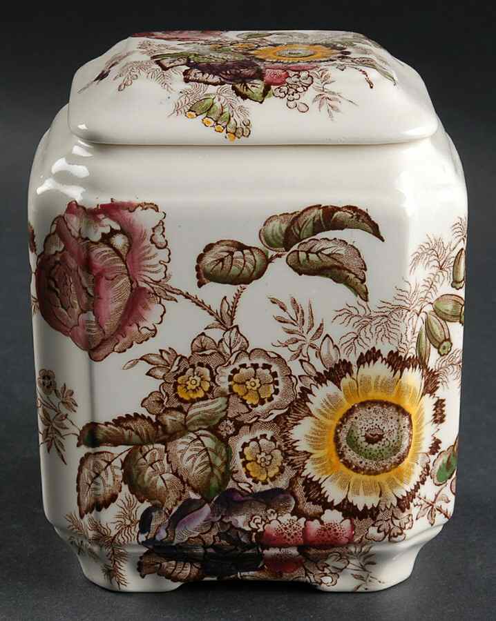 Friarswood Fan Jar & Lid by Mason's-1