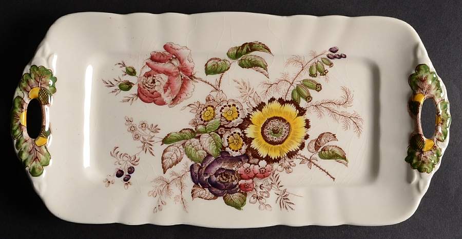 Friarswood 11" Sandwich Tray by Mason's-1