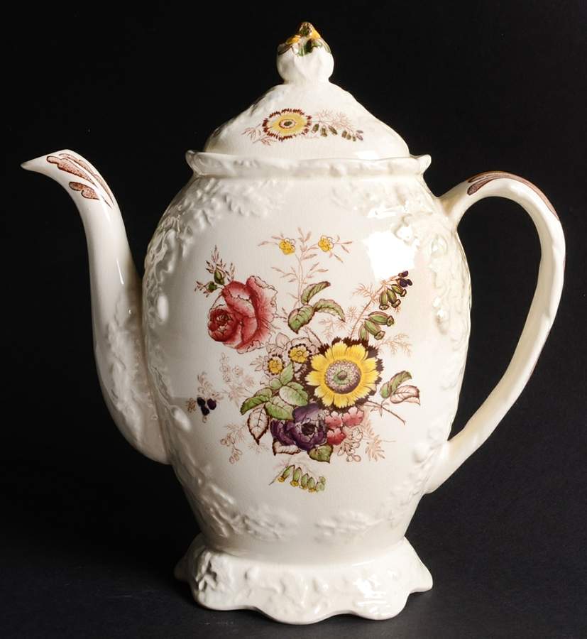 Friarswood Coffee Pot & Lid by Mason's-1