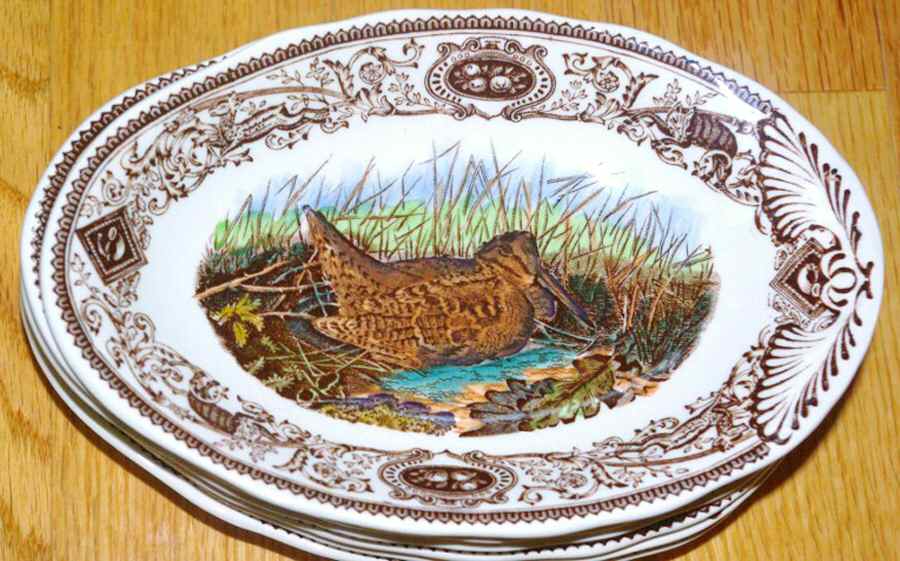 Game Birds Brown Multicolor Relish by Mason's-1