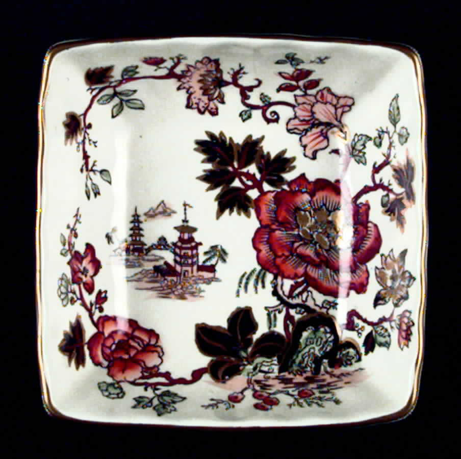 Golden Azalea Sweet Meat Dish by Mason's-1