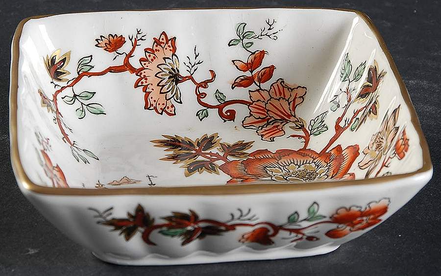 Golden Azalea Small Sweet Meat Dish by Mason's-1