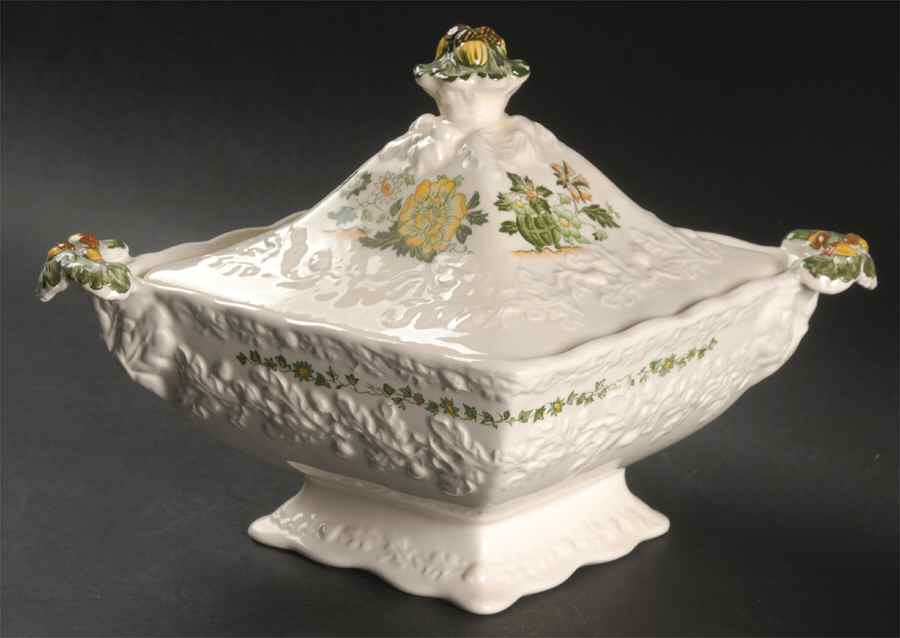 Henley Square Covered Vegetable by Mason's-1