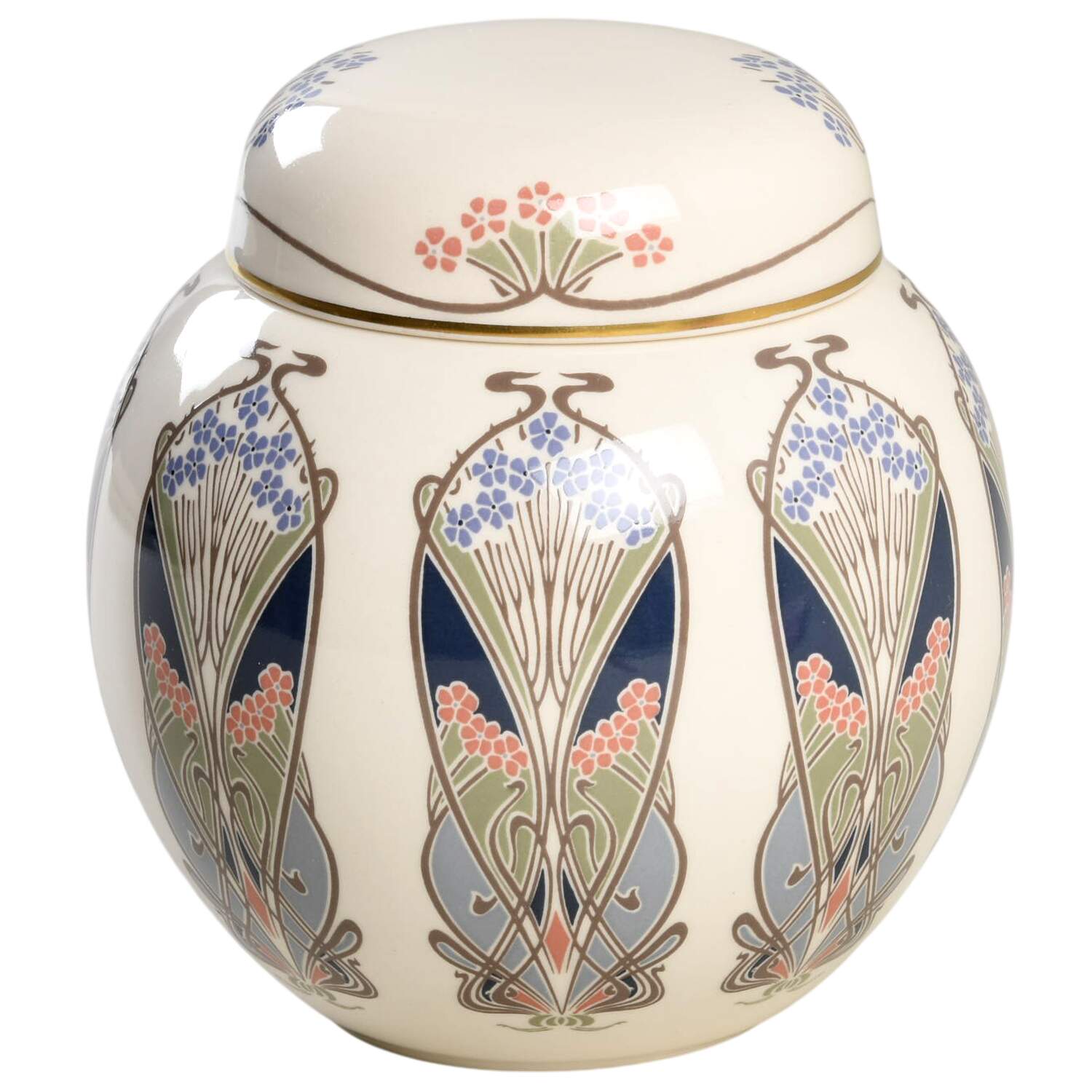 Ianthe Small Prunus Jar & Lid by Mason's-1