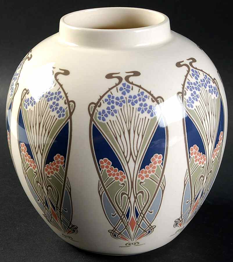 Ianthe Medium Prunus Jar No Lid by Mason's-1