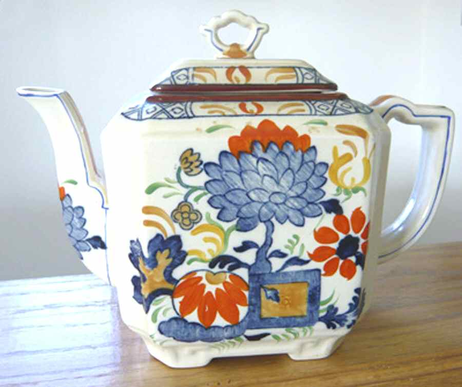 Jardiniere Teapot & Lid by Mason's-1