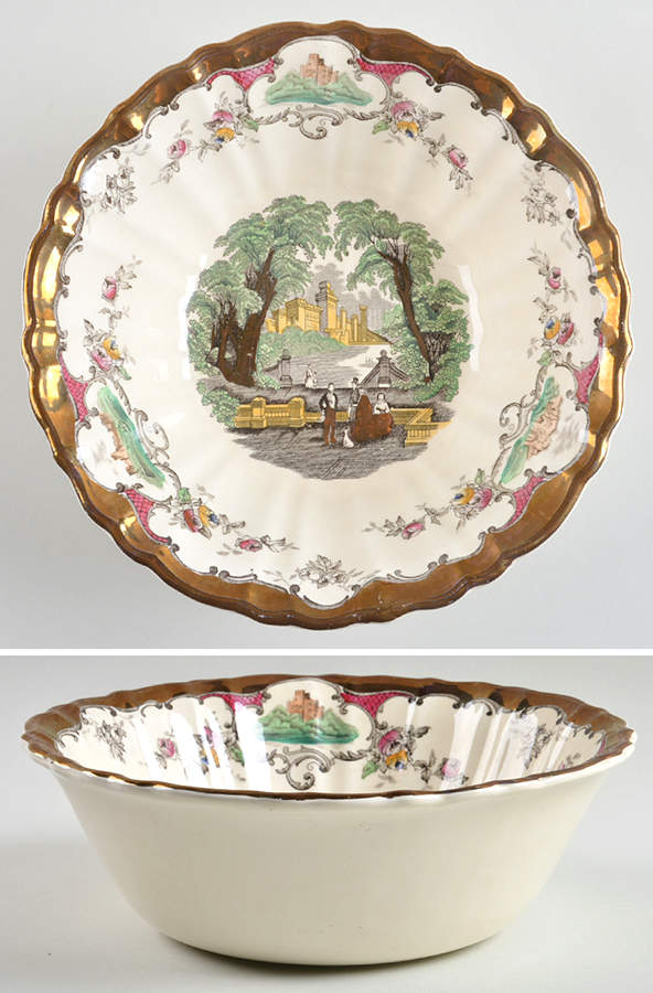 Leeds 9" Round Vegetable Bowl by Mason's-1