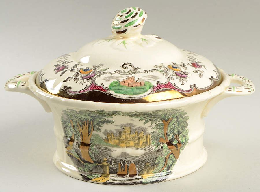 Leeds Round Covered Vegetable by Mason's-1
