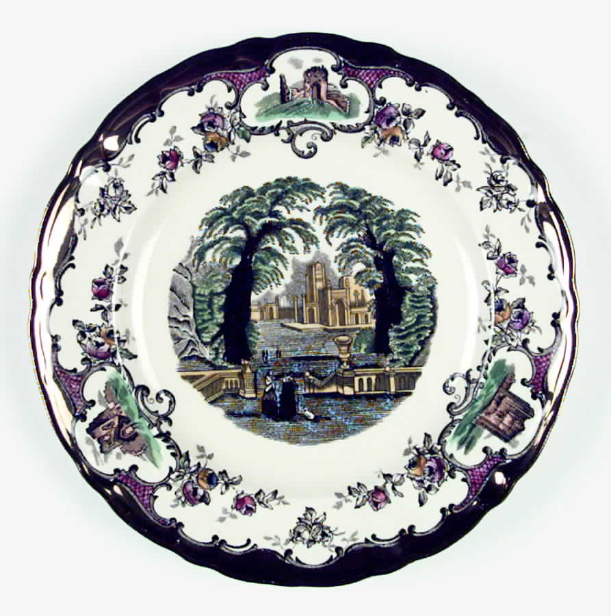 Leeds Luncheon Plate by Mason's-1