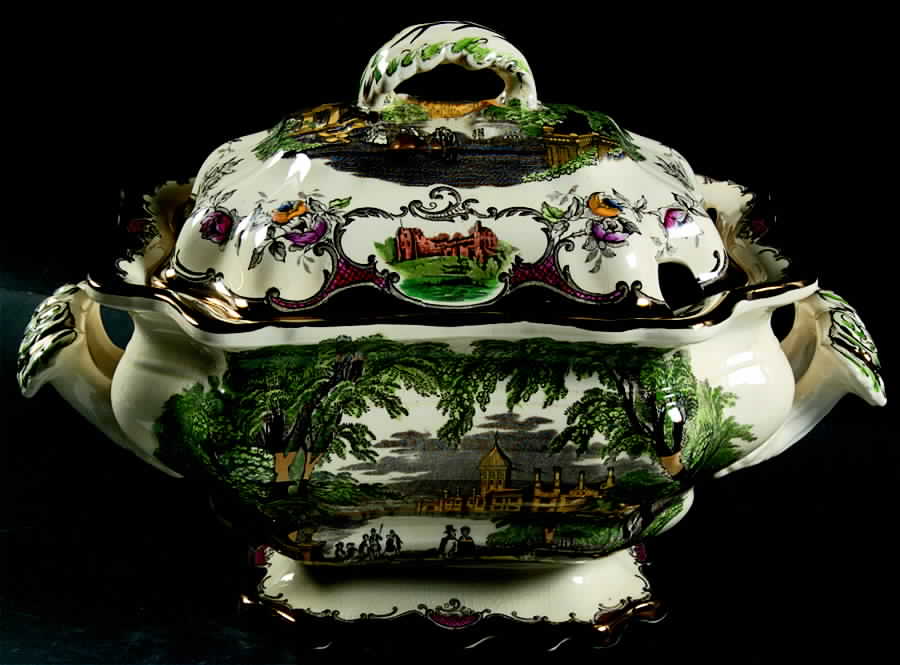 Leeds Rectangular Tureen & Lid by Mason's-1