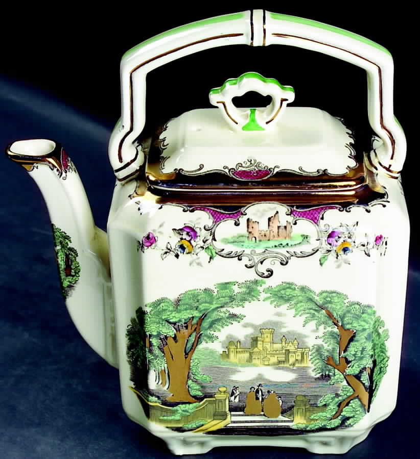 Leeds Kettle & Lid by Mason's-1