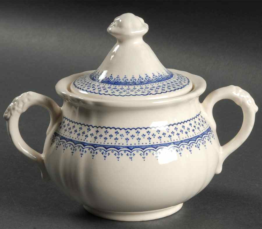 Louise Sugar Bowl & Lid by Mason's-1