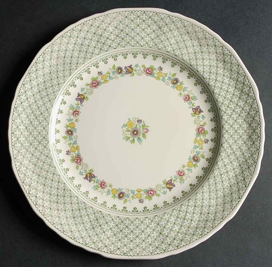 Madrigal Luncheon Plate by Mason's-1