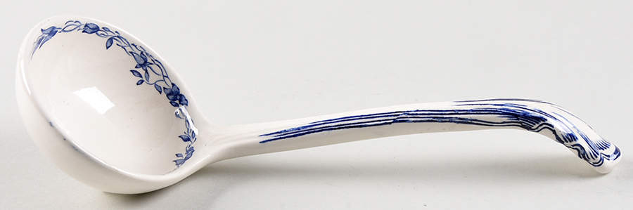 Manchu Blue Tureen Ladle by Mason's-1