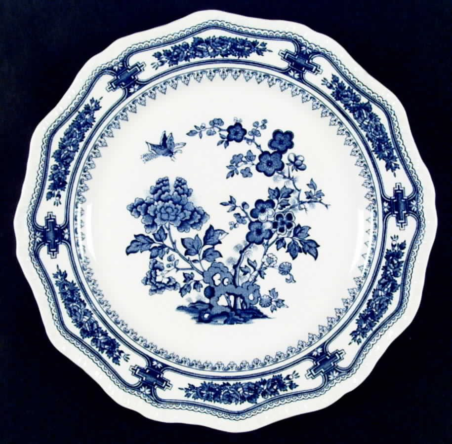 Manchu Blue Dinner Plate by Mason's-1
