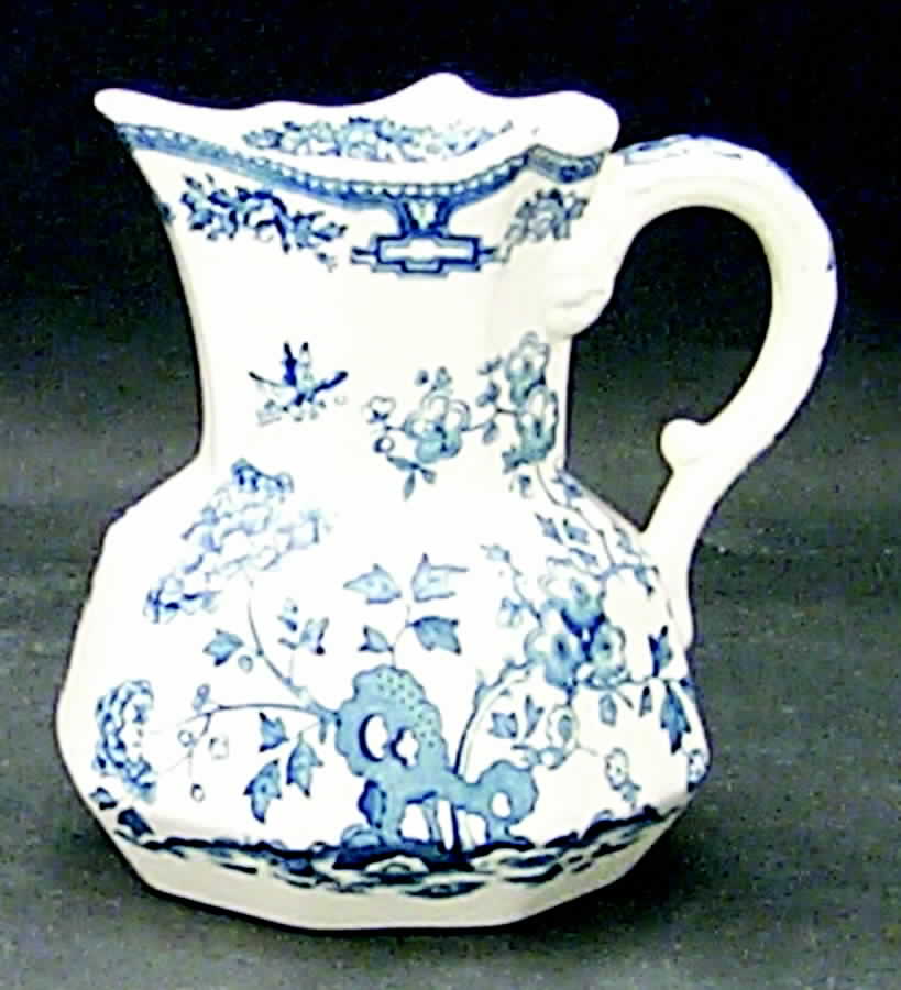 Manchu Blue Small Hydra Jug by Mason's-1