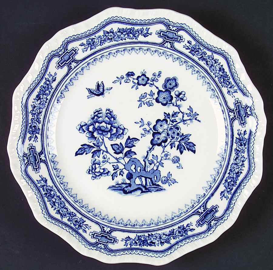 Manchu Blue Salad Plate by Mason's-1