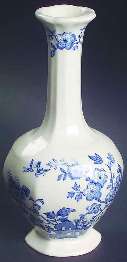 Manchu Blue Bud Vase by Mason's-1