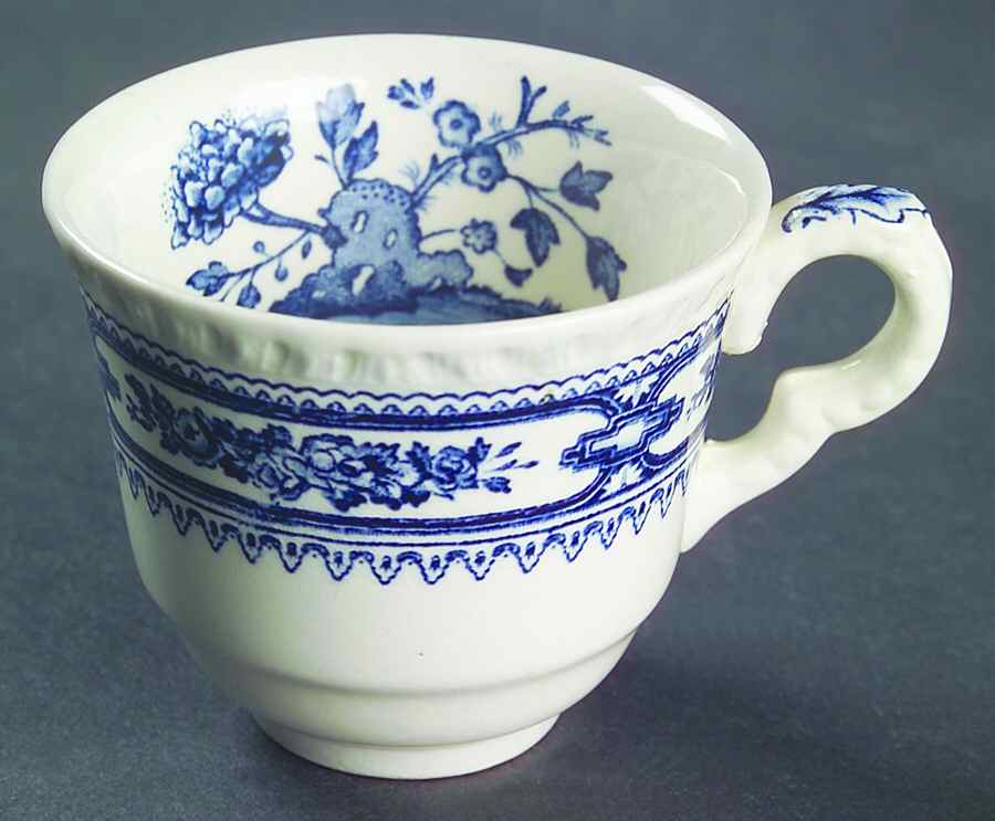 Manchu Blue Flat Demitasse Cup by Mason's-1