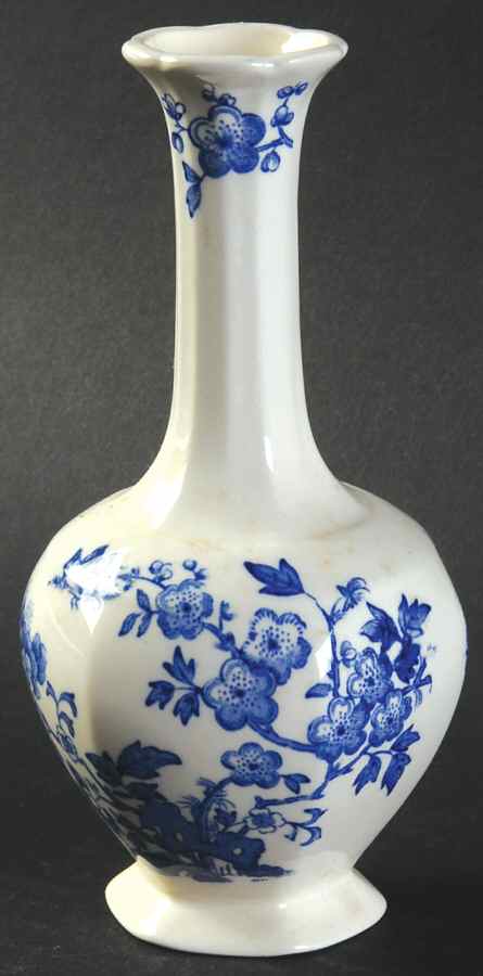 Manchu Blue 5" Flared Vase by Mason's-1