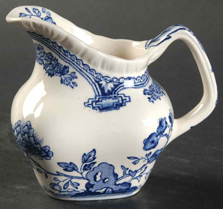 Manchu Blue Creamer by Mason's-1