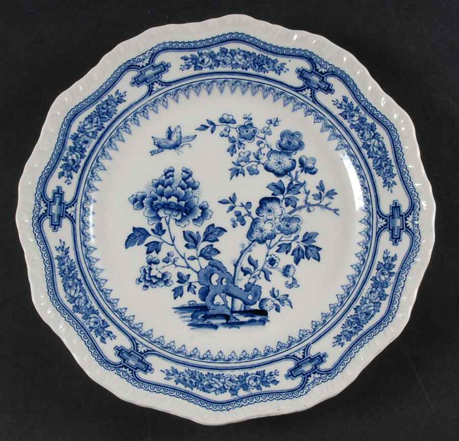 Manchu Blue Luncheon Plate by Mason's-1