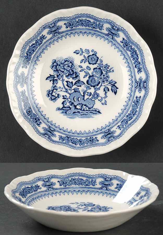 Manchu Blue Fruit/Dessert (Sauce) Bowl by Mason's-1