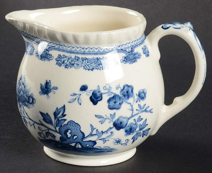 Manchu Blue Creamer by Mason's-1