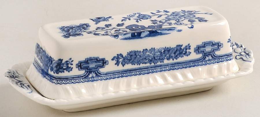 Manchu Blue 1/4 Lb Covered Butter by Mason's-1