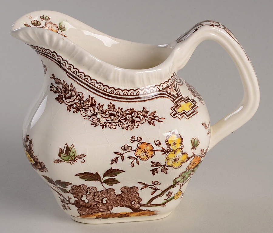 Manchu Brown Multicolor Creamer by Mason's-1