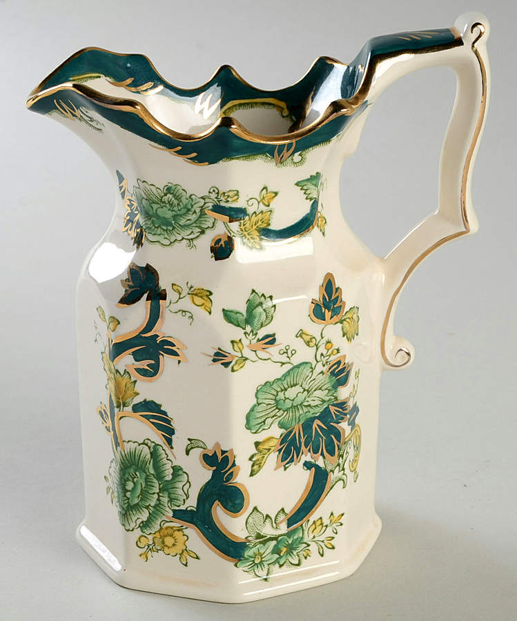 Mandalay Chartreuse (Gold Accent & Trim) 12 Oz Jug by Mason's-1