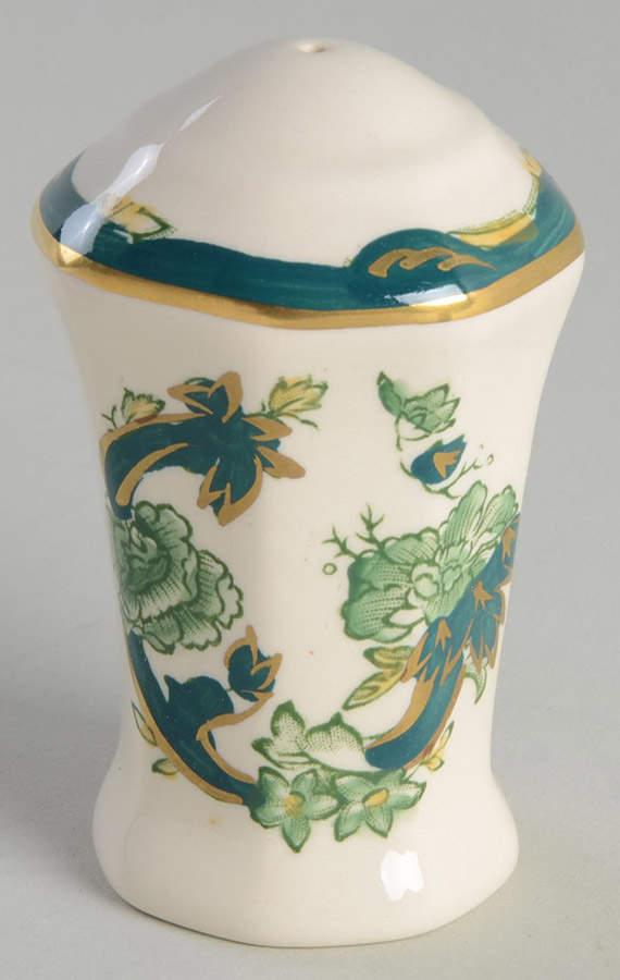 Mandalay Chartreuse (Gold Accent & Trim) Salt Shaker by Mason's-1
