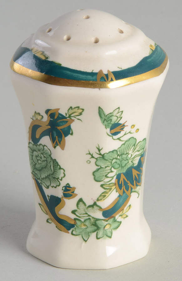 Mandalay Chartreuse (Gold Accent & Trim) Pepper Shaker by Mason's-1