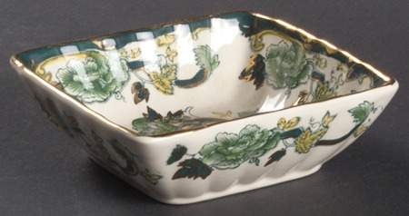 Mandalay Chartreuse (Gold Accent & Trim) Sweet Dish Lorne by Mason's-1