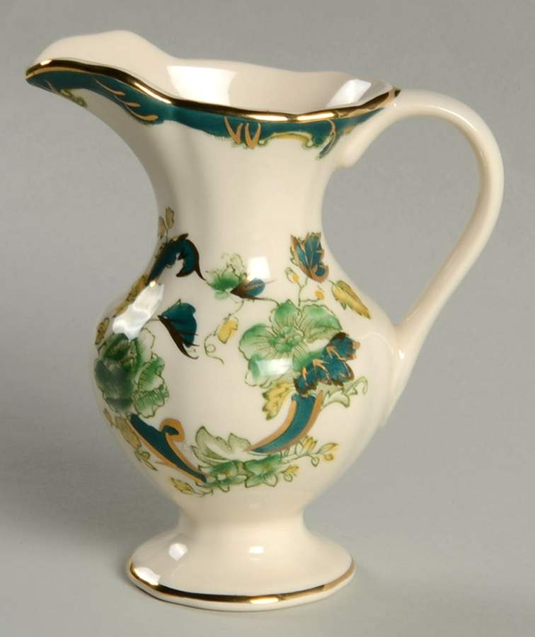 Mandalay Chartreuse (Gold Accent & Trim) Small Jug by Mason's-1