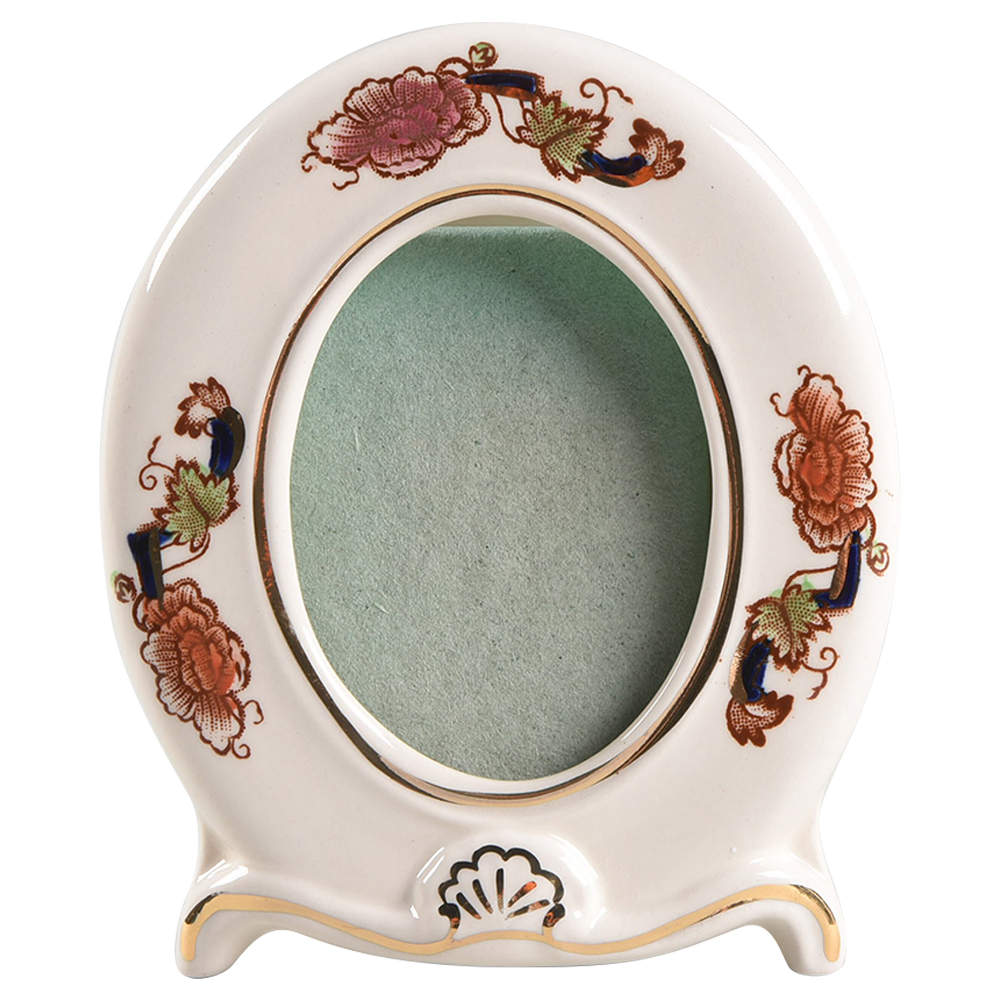 Mandalay Blue Multicolor Frame-Oval/Holds 1 3/4"X2 3/4" by Mason's-1