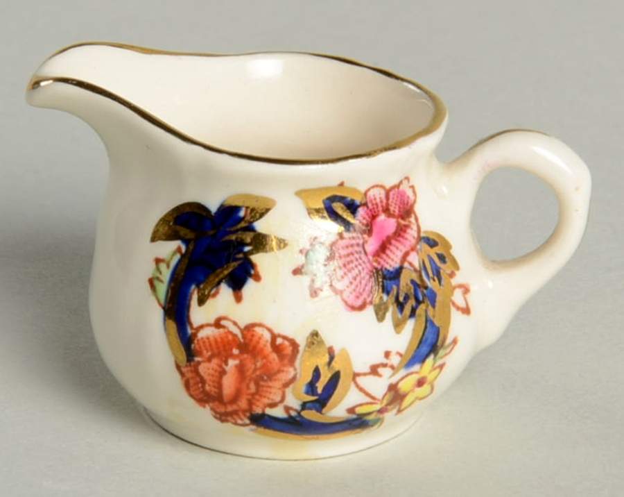 Mandalay Blue Multicolor Miniature Creamer by Mason's-1
