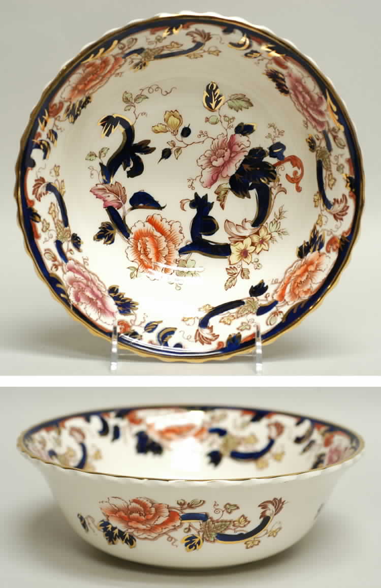 Mandalay Blue Multicolor 9" Salad Serving Bowl by Mason's-1