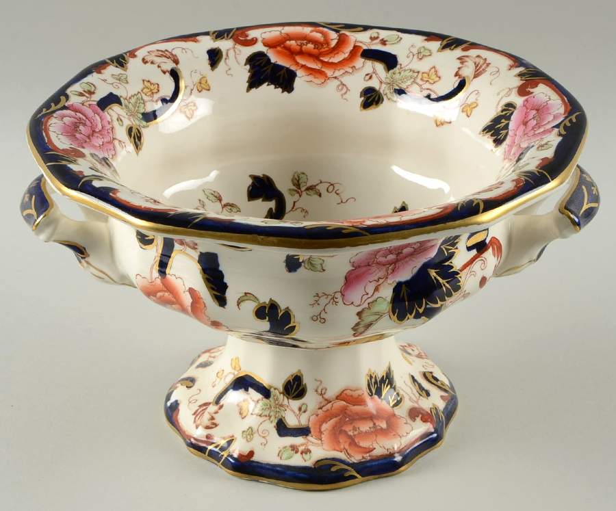 Mandalay Blue Multicolor 9" Large Fruit Bowl by Mason's-1