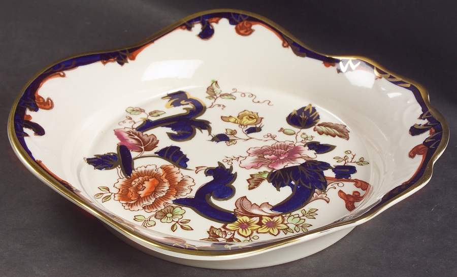 Mandalay Blue Multicolor 8" Oblong Tray by Mason's-1