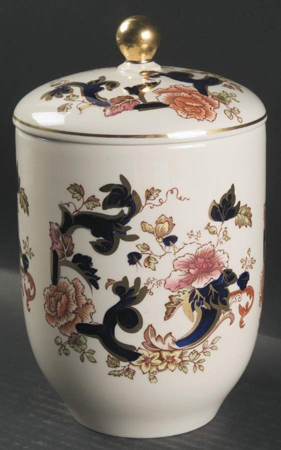 Mandalay Blue Multicolor 6" Storage Jar & Lid by Mason's-1