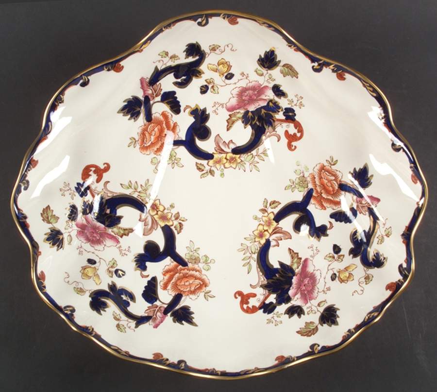 Mandalay Blue Multicolor Shell Shaped Dish by Mason's-1