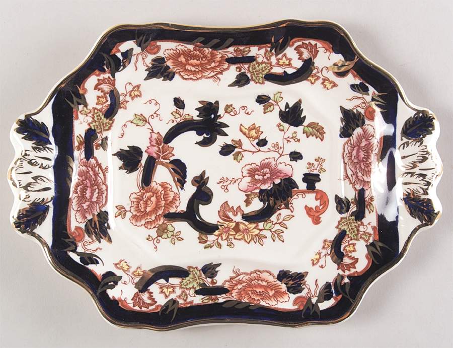Mandalay Blue Multicolor Underplate for Sauce Boat by Mason's-1