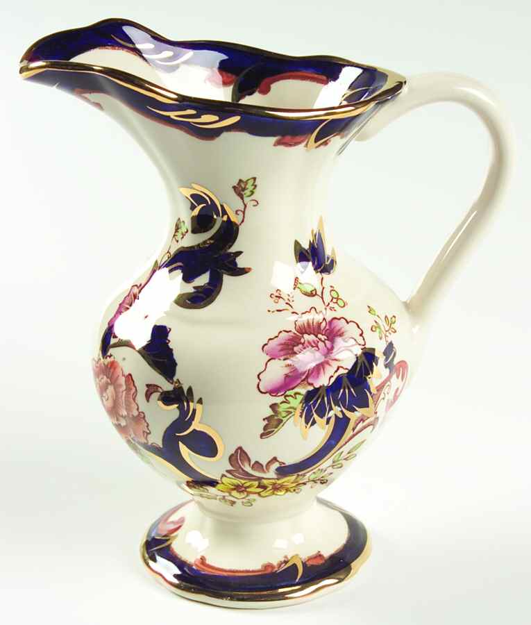 Mandalay Blue Multicolor Jug by Mason's-1