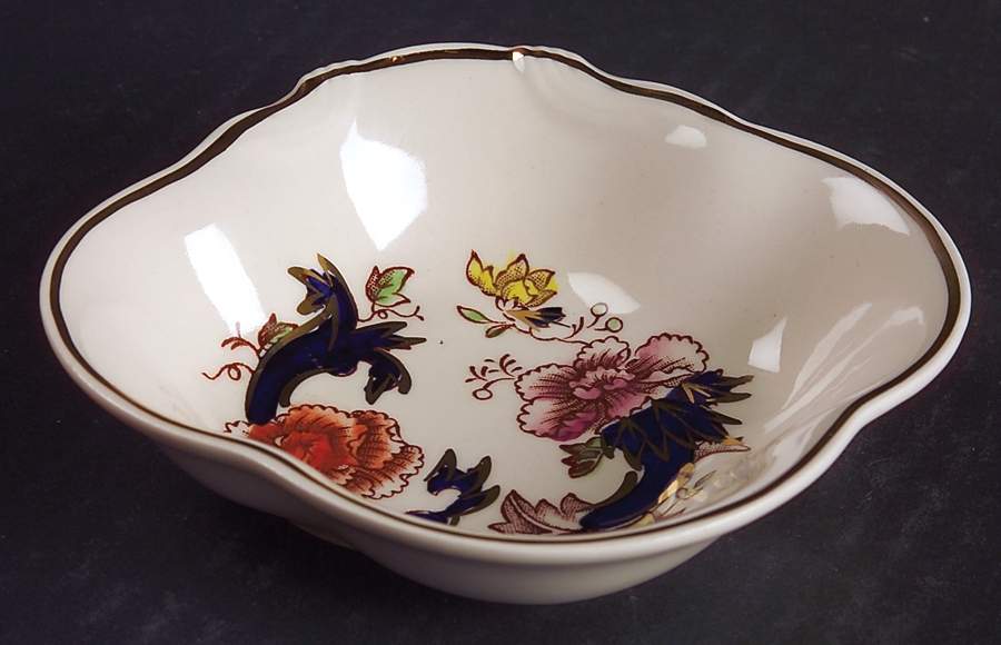 Mandalay Blue Multicolor Nut Bowl (Fruit) by Mason's-1