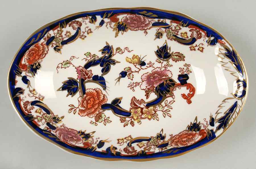 Mandalay Blue Multicolor Underplate for Gravy Boat by Mason's-1